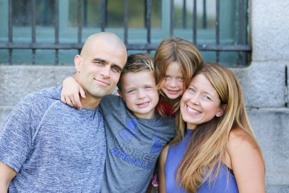 Brian, Lisa, Marshal and Macy Zancewicz when the kids were younger