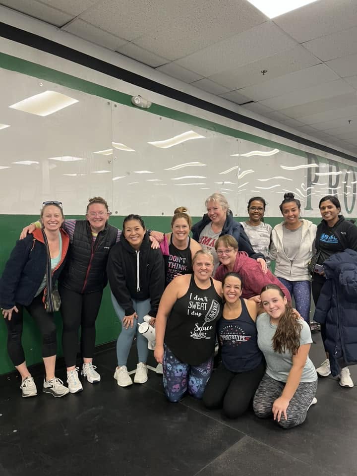Karuna Barla with the evening class crew at Prototype Training Systems