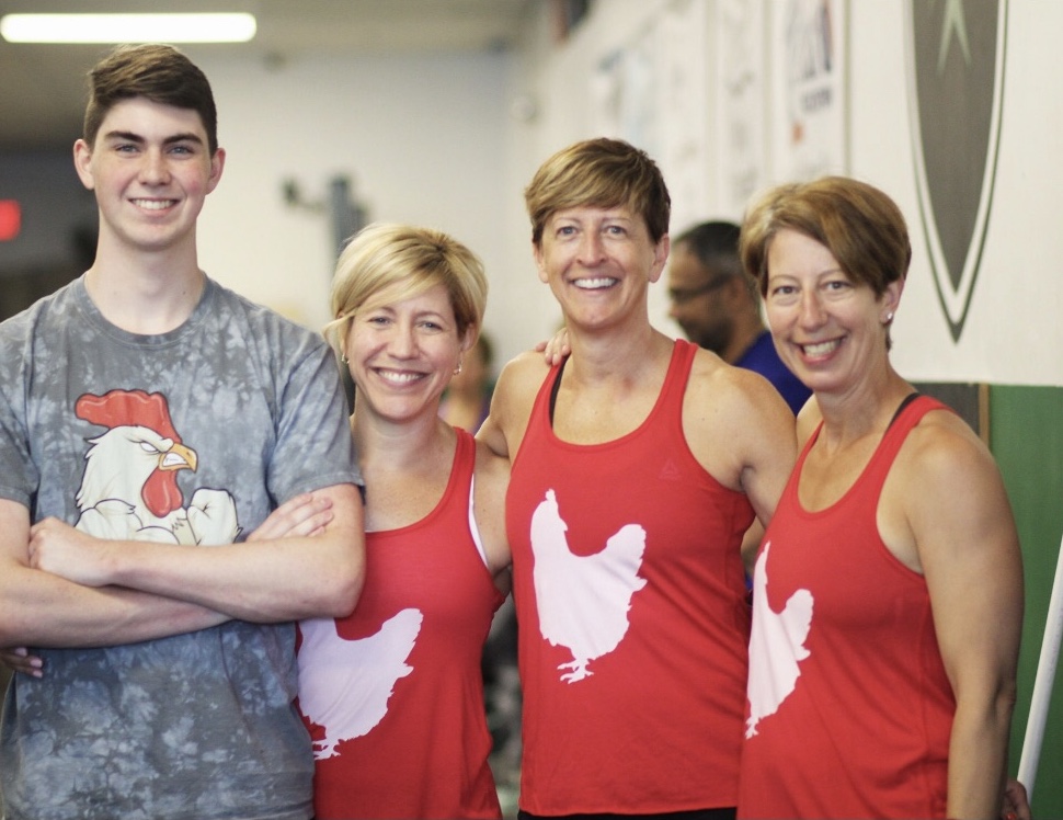 Liz, Maria, Peg and Jack on their competition team at Prototype.
