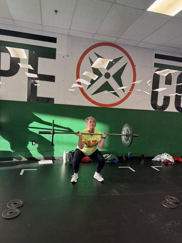 Beth Courtwright training during a Prototype Open workout