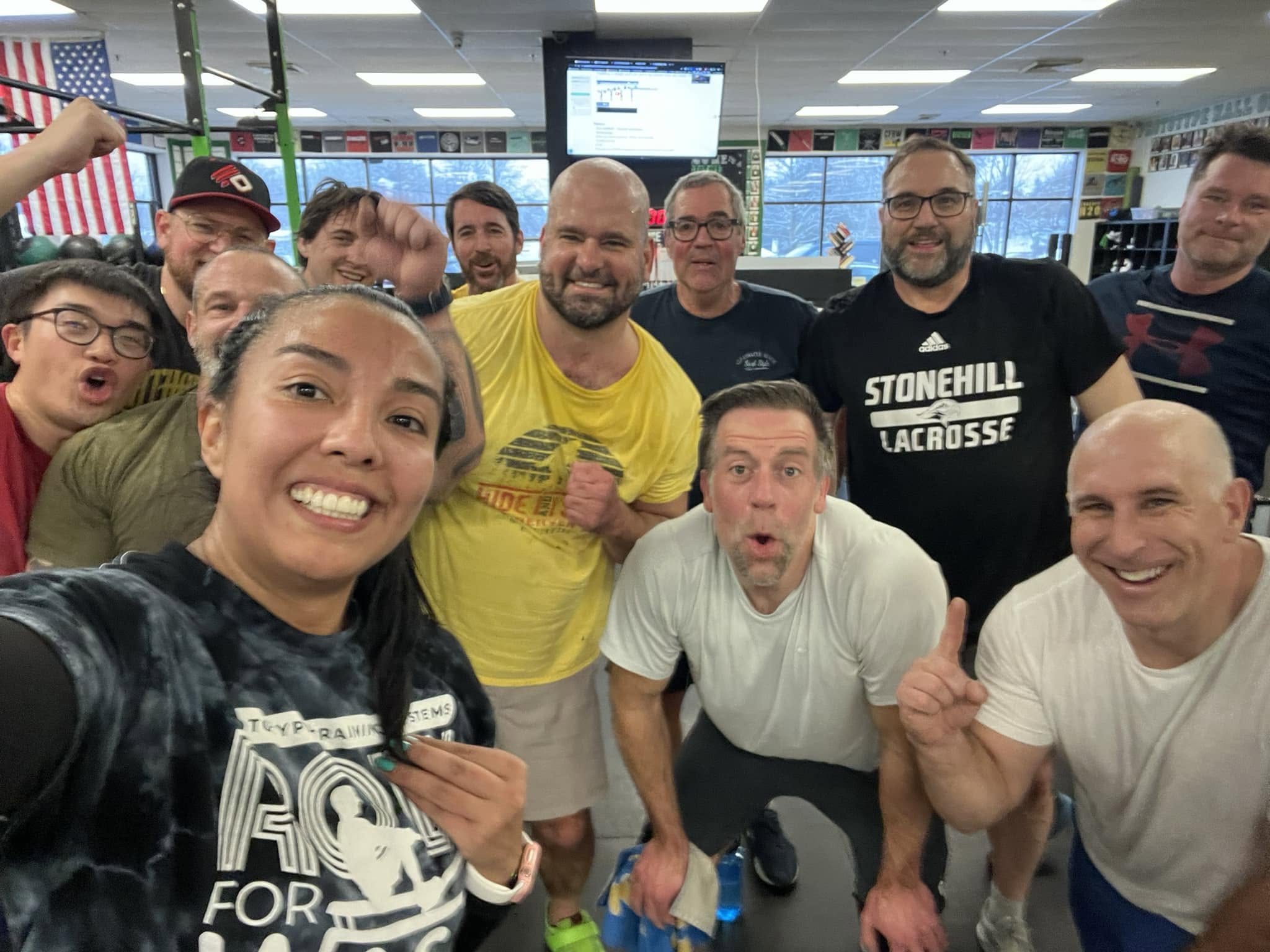 Mark Higgins with the 7:00 AM class at Prototype Training Systems
