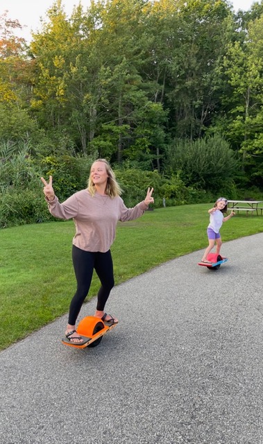 Rachel Matatall with one of her daughters