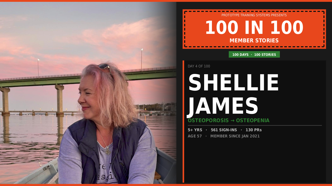 Shellie James — 100 in 100 Day 4 — Prototype Training Systems