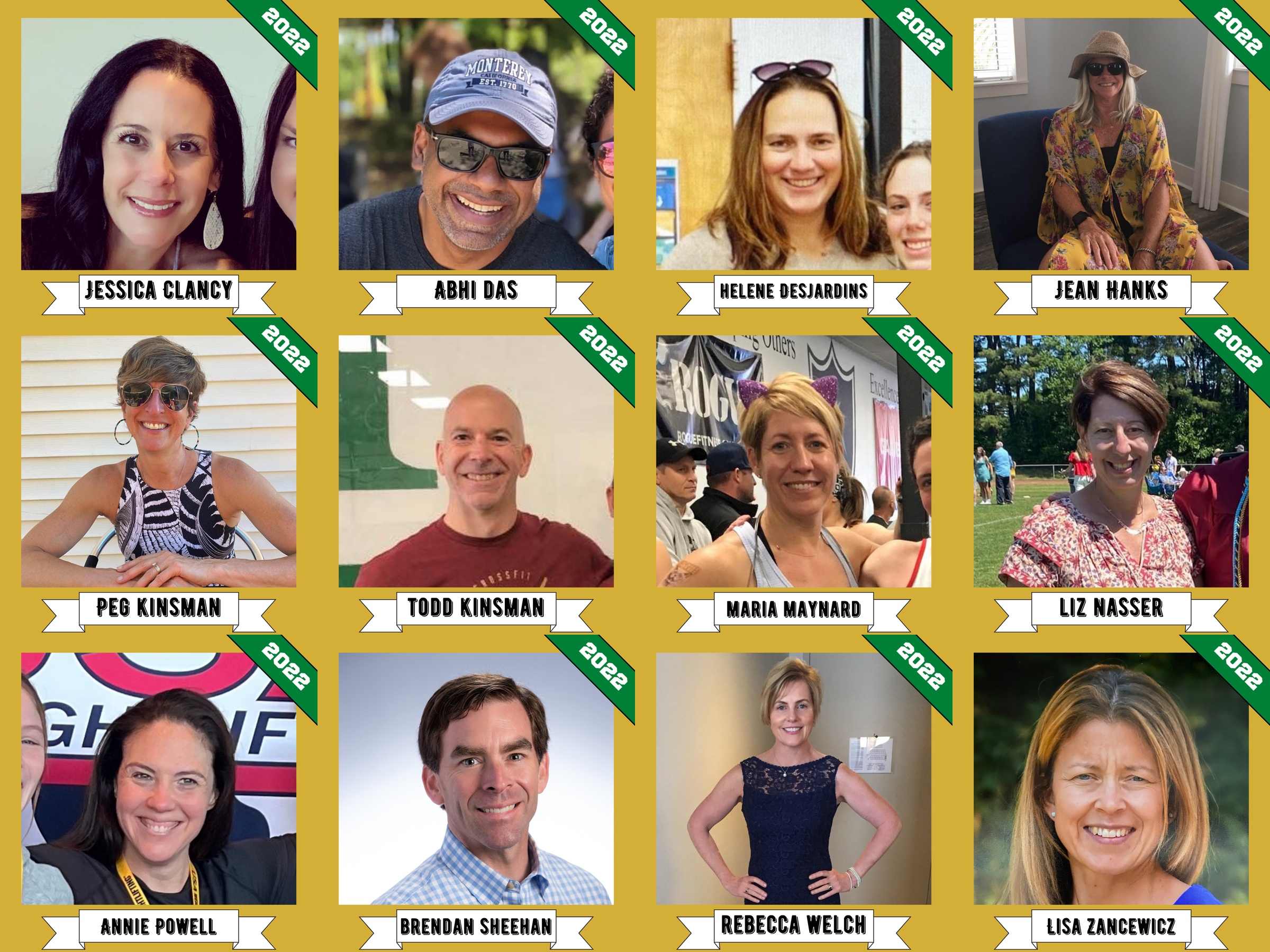 A montage of the twelve original 2022 Prototype Hall of Fame cards, presented at our January 28, 2023 anniversary celebration.