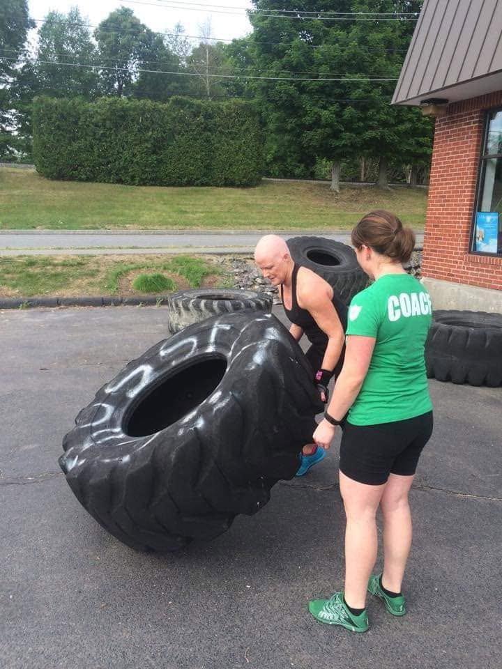 Nicole coaching Jean through her cancer treatment