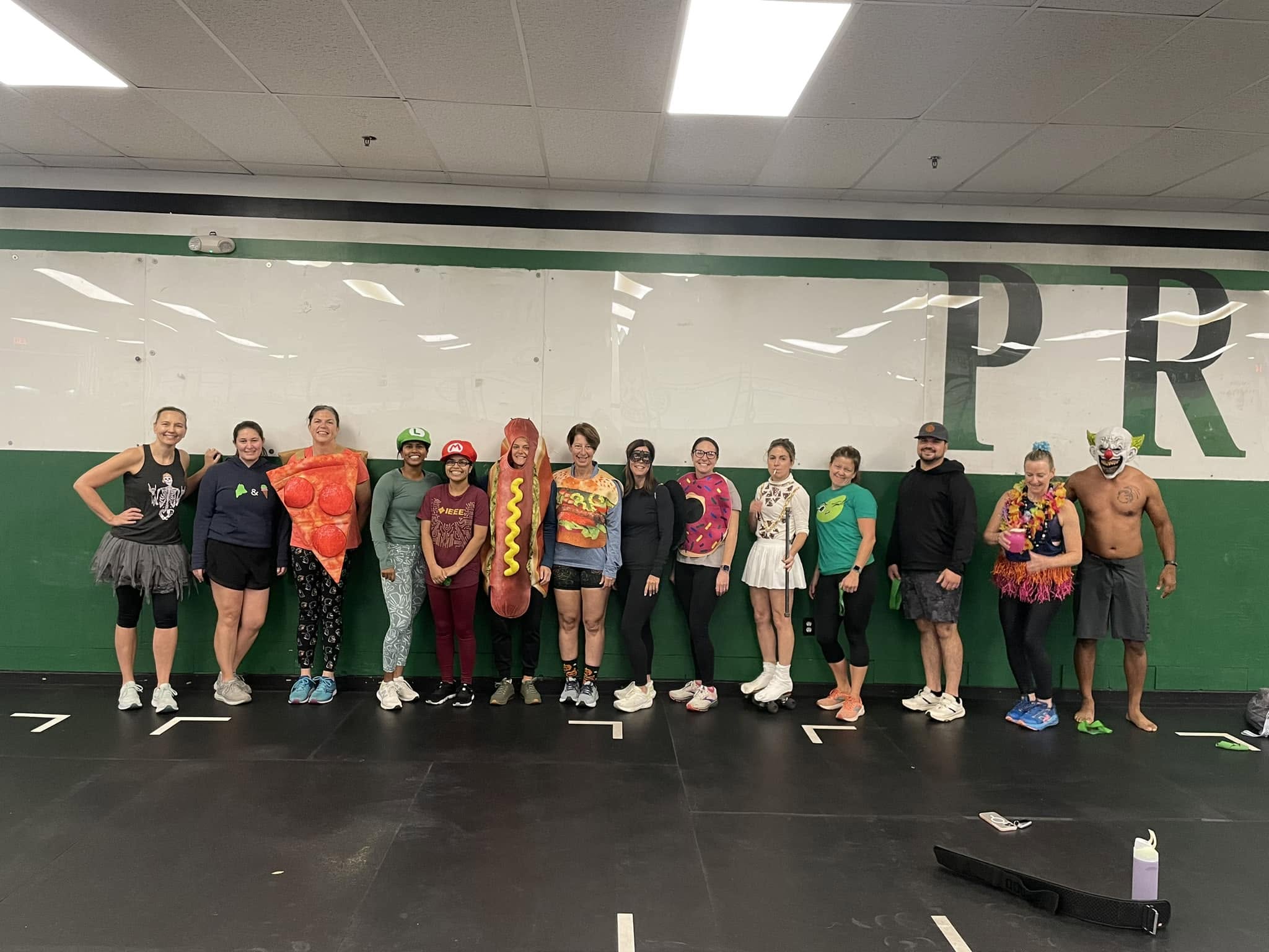 Coreen Williamson with the 5am crew at Prototype Training Systems