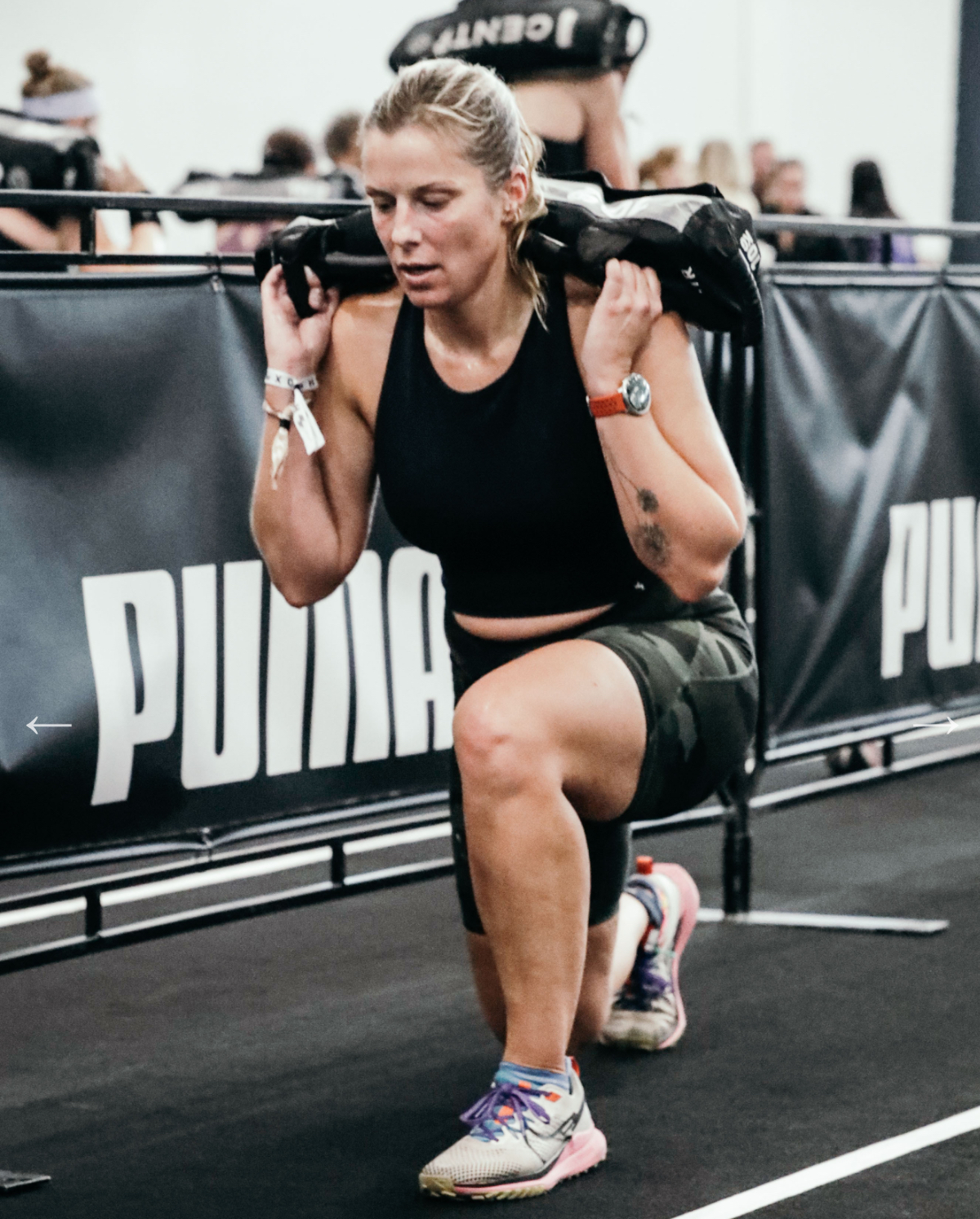 Gillian Barry at her first HYROX competition in Boston