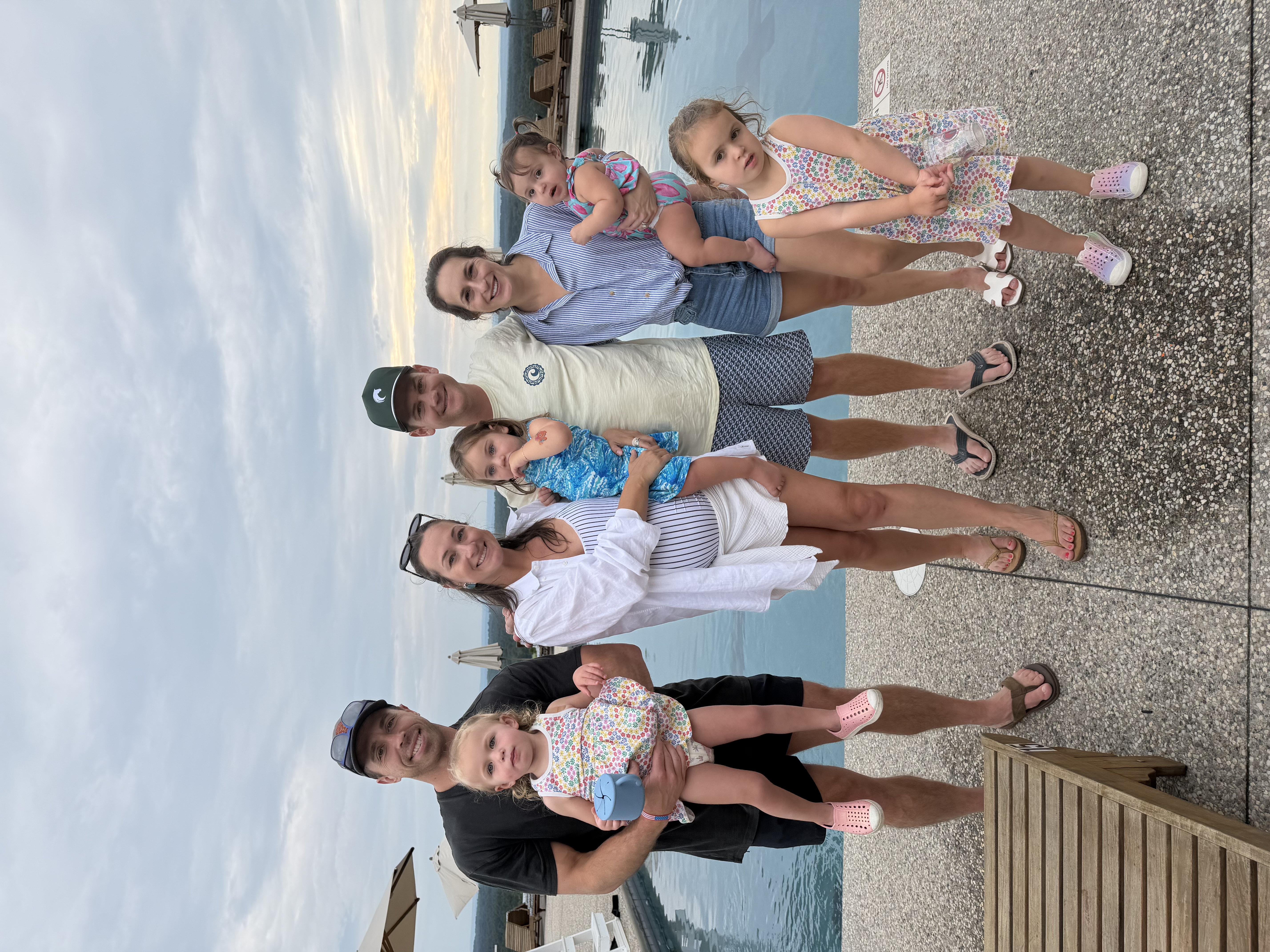 Our family with Erin's best friend Meredith's family, September 2026