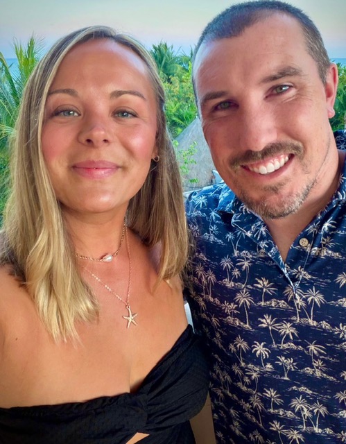 Rachel Matatall with her husband Tim