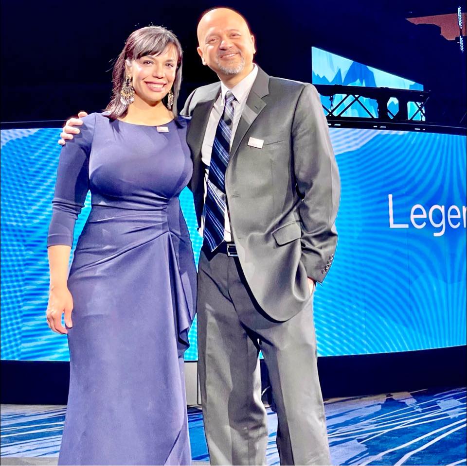 Mandy Pant and her husband
