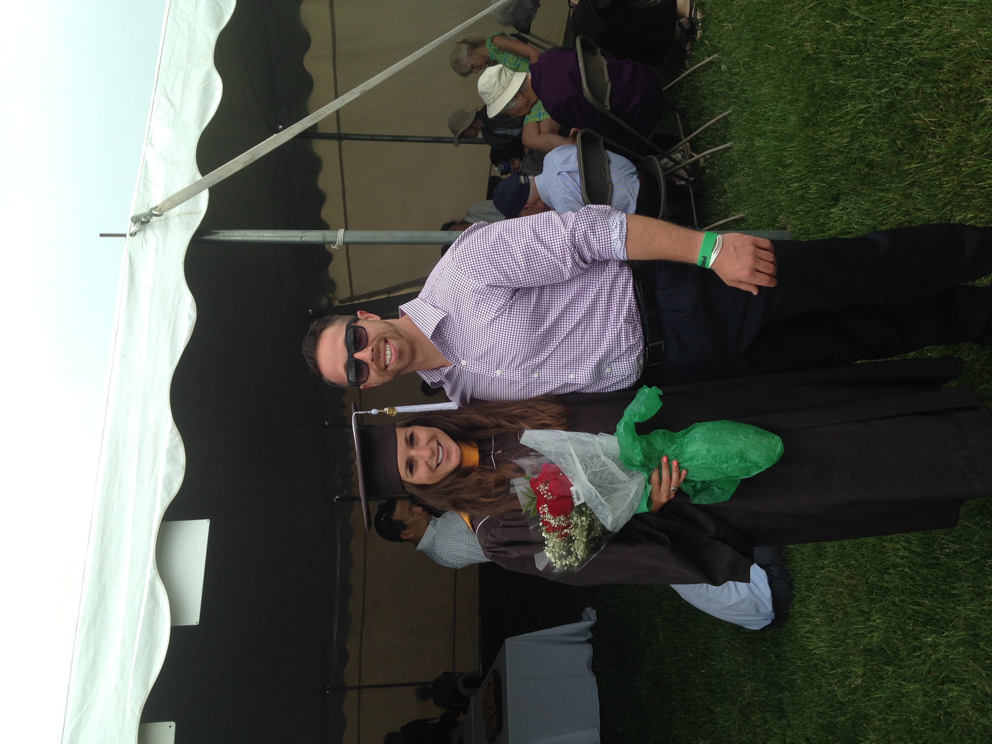 Erin and me at her Master's graduation from Lehigh, 2015