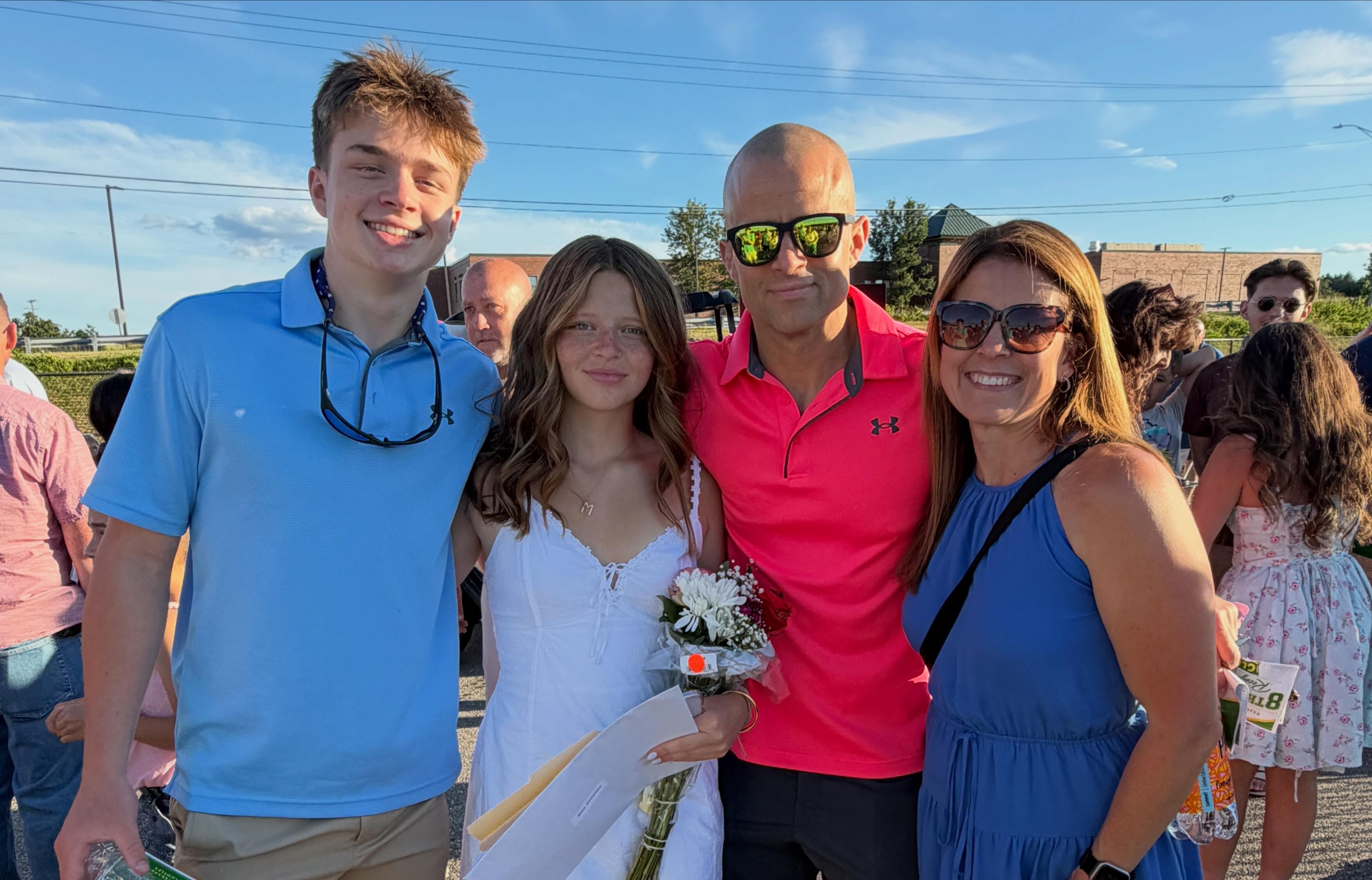 Marshal, Macy, Brian and Lisa Zancewicz