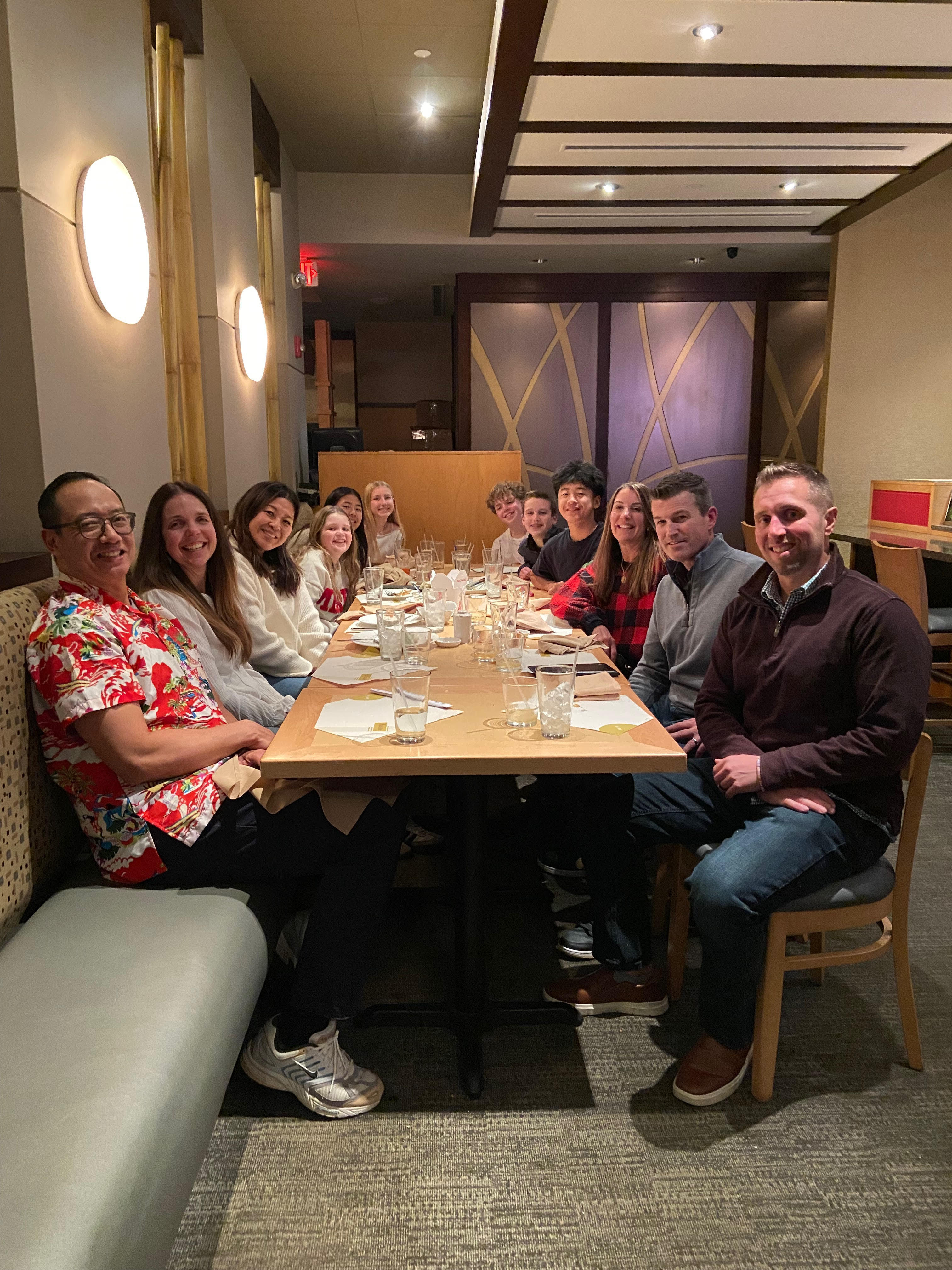 Pat LaCroix with his family at the Mandarin the week before he joined Prototype