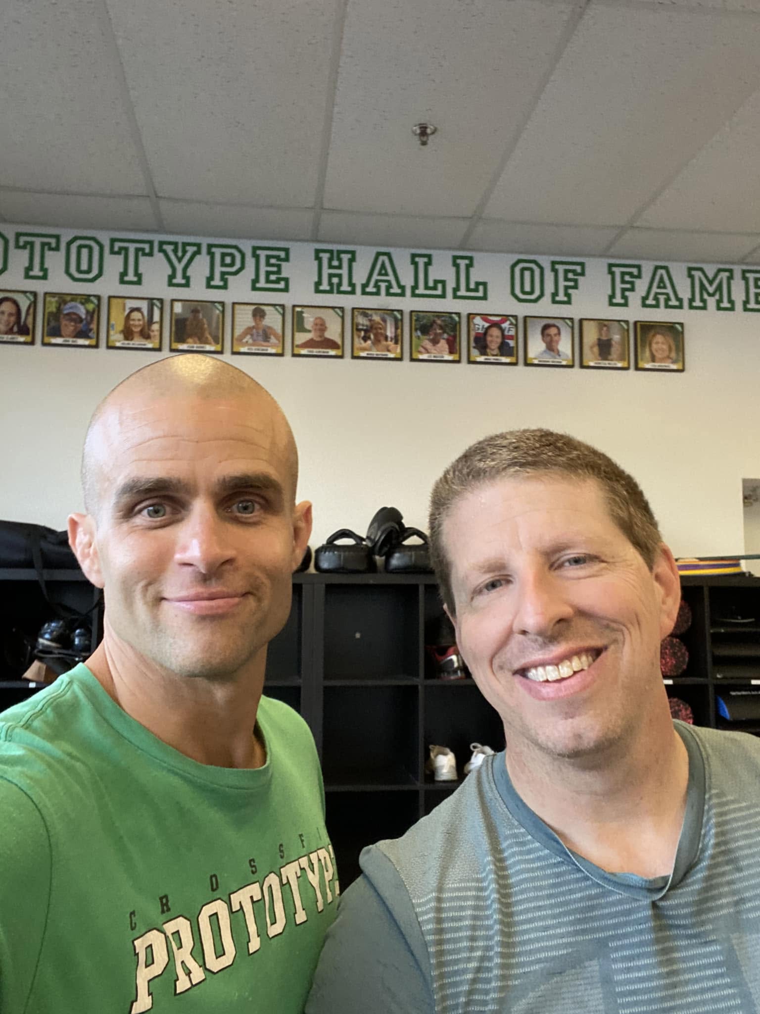 Jon Davis with Coach Brian Zancewicz at Prototype Training Systems in Westborough