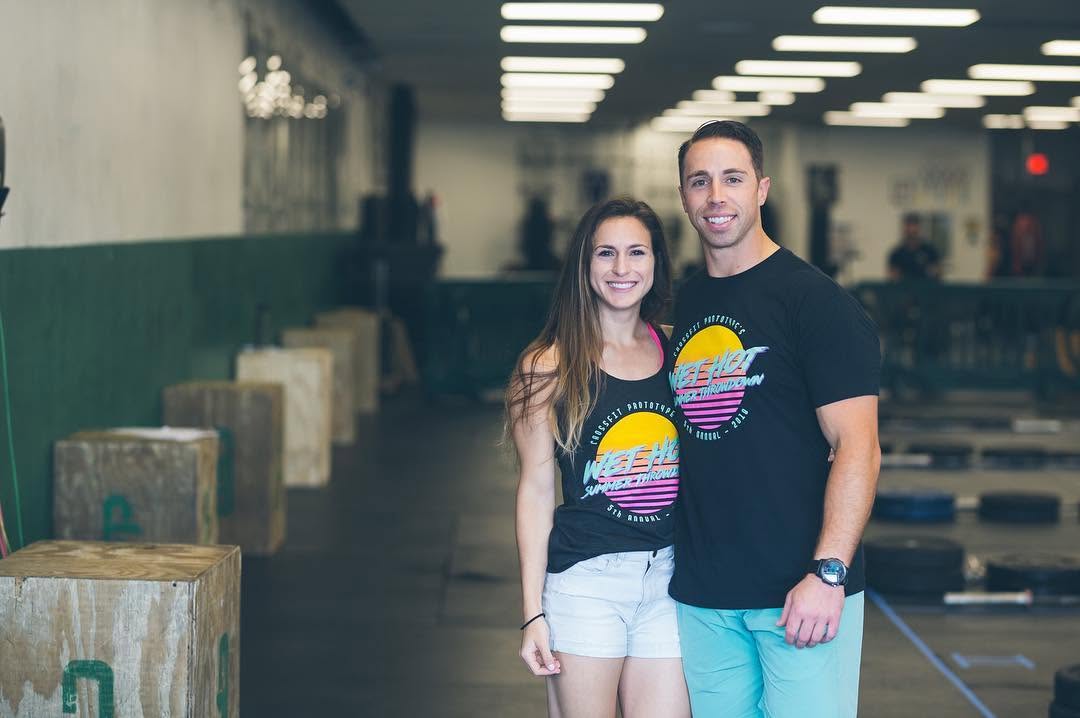 Erin and me at Prototype's Wet Hot Summer Throwdown, 2018