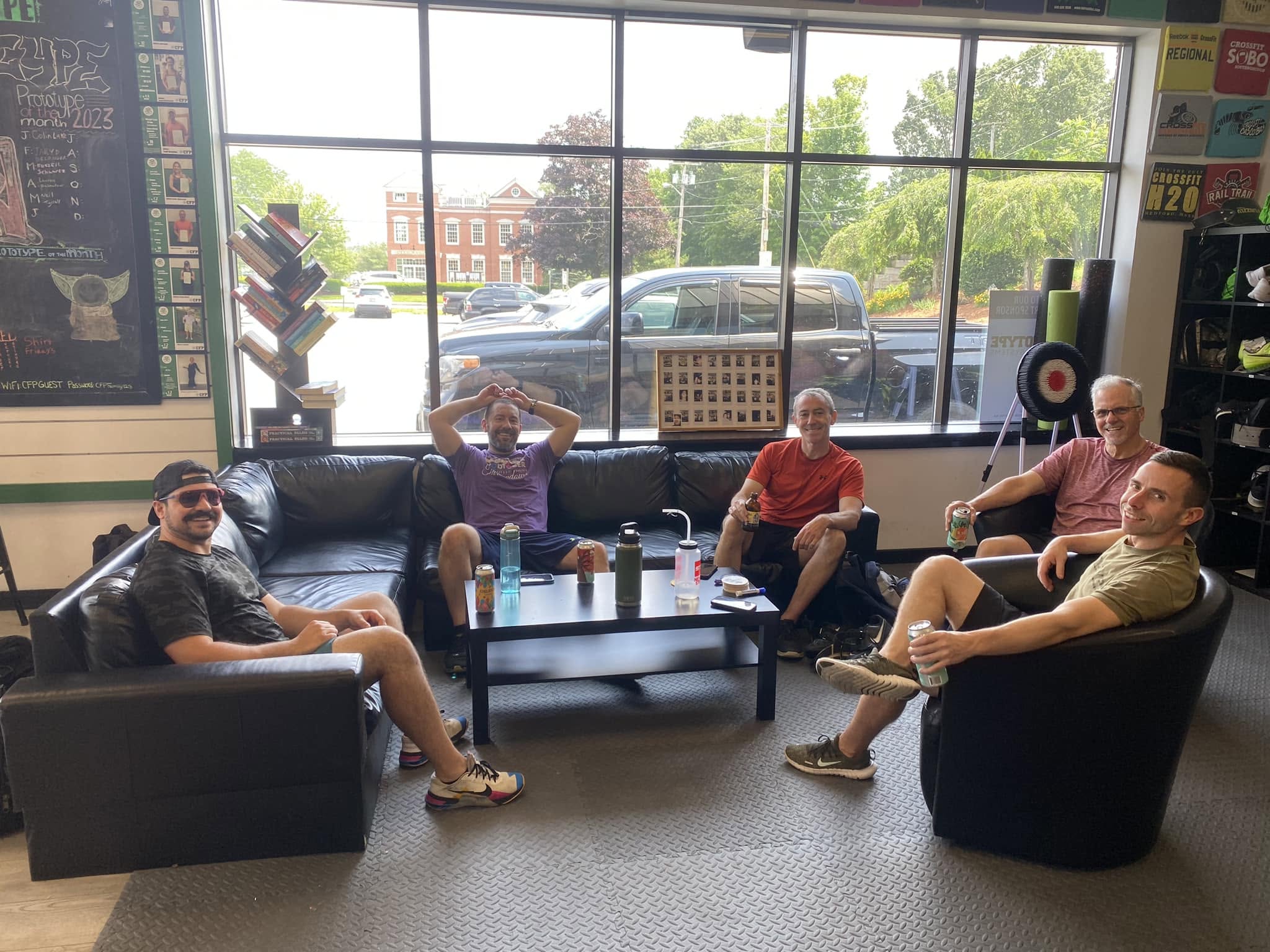 Pete Russo with the noon class crew at Prototype Training Systems