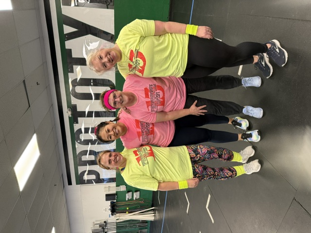 Marybeth, Sandy Brock, Betty and Shellie together during the 2026 Prototype Open at Prototype Training Systems