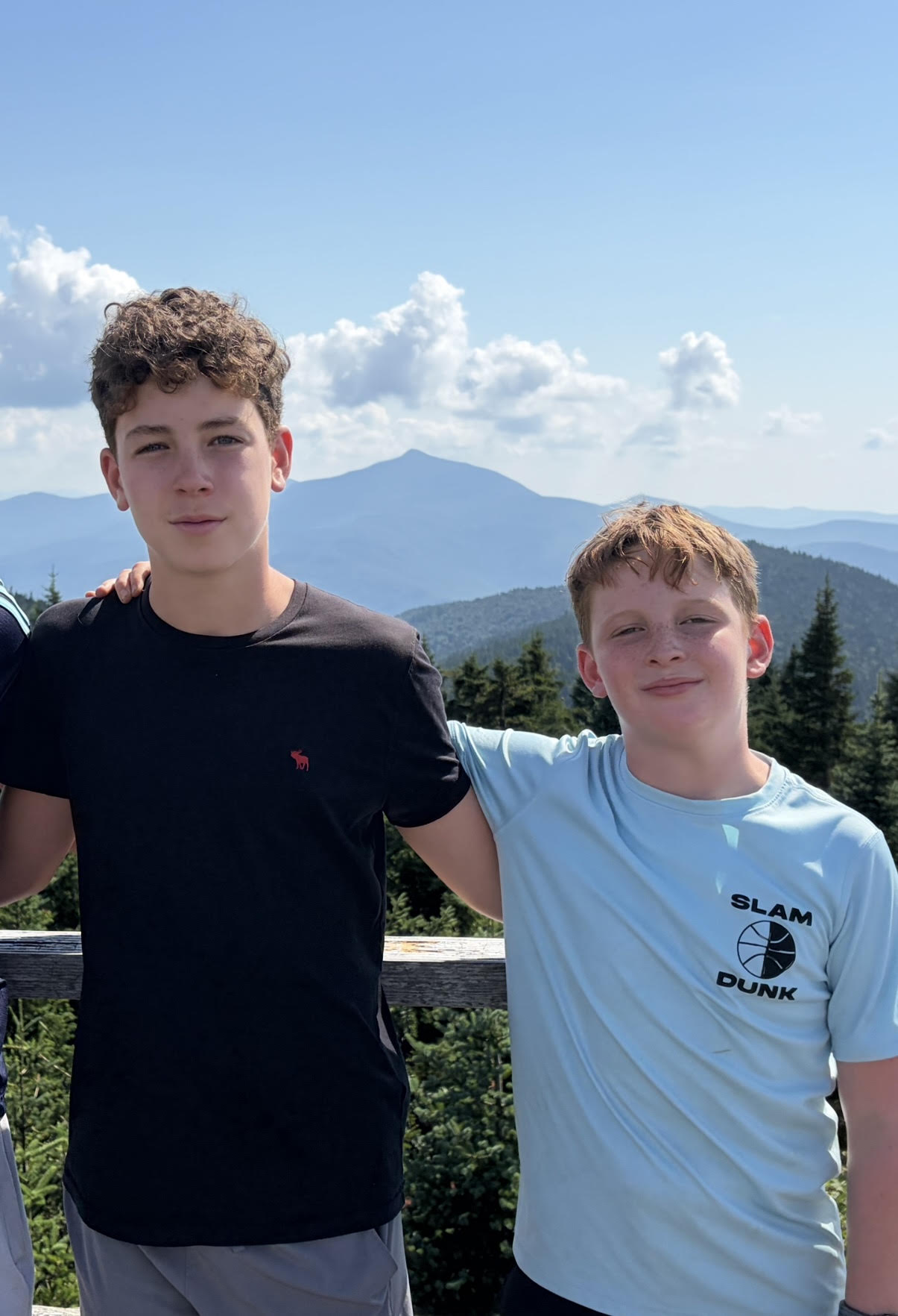 Alex Viox's two sons, ages 14 and 12