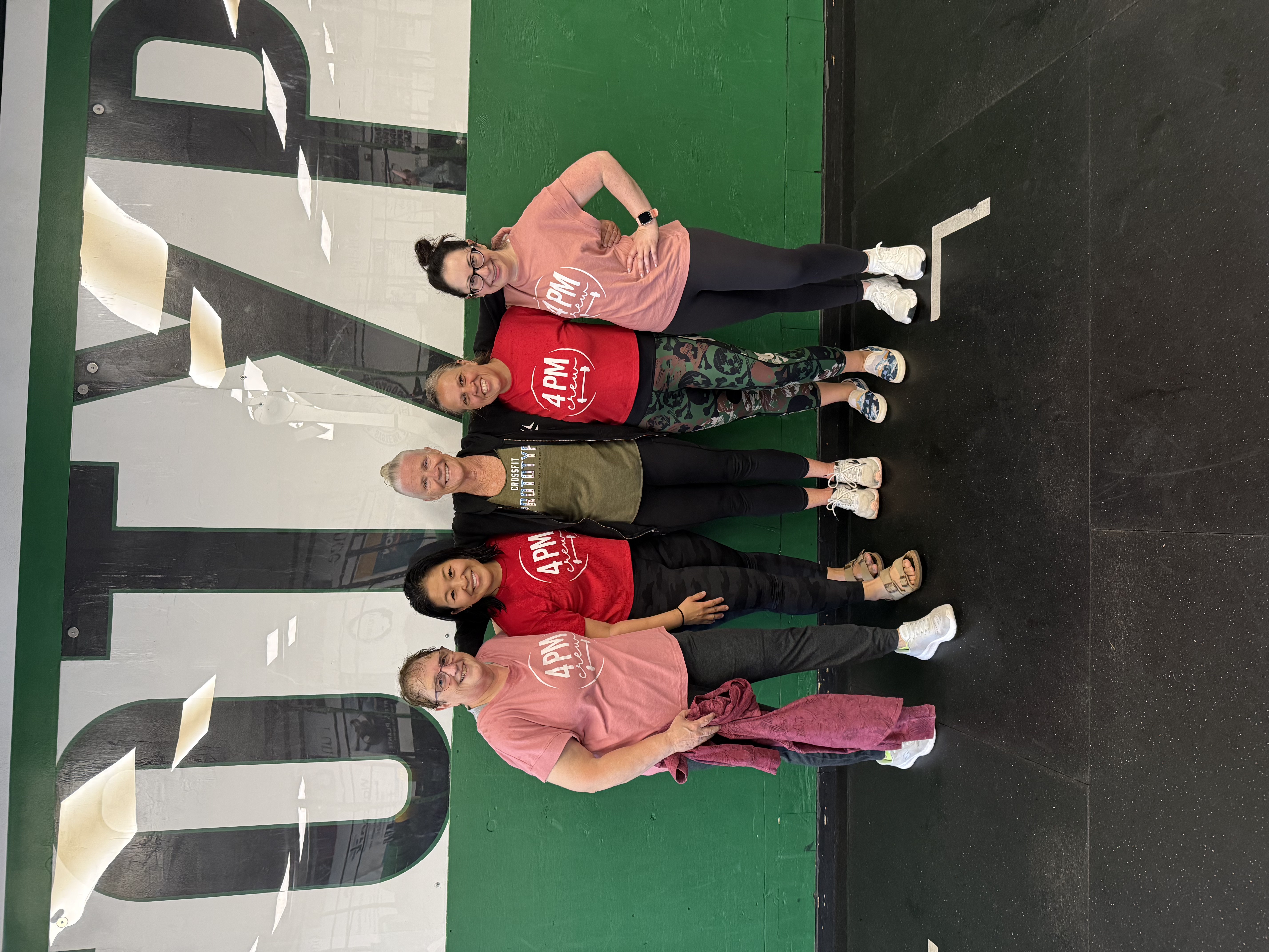 Shana Doiron with her 4 p.m. crew at Prototype Training Systems