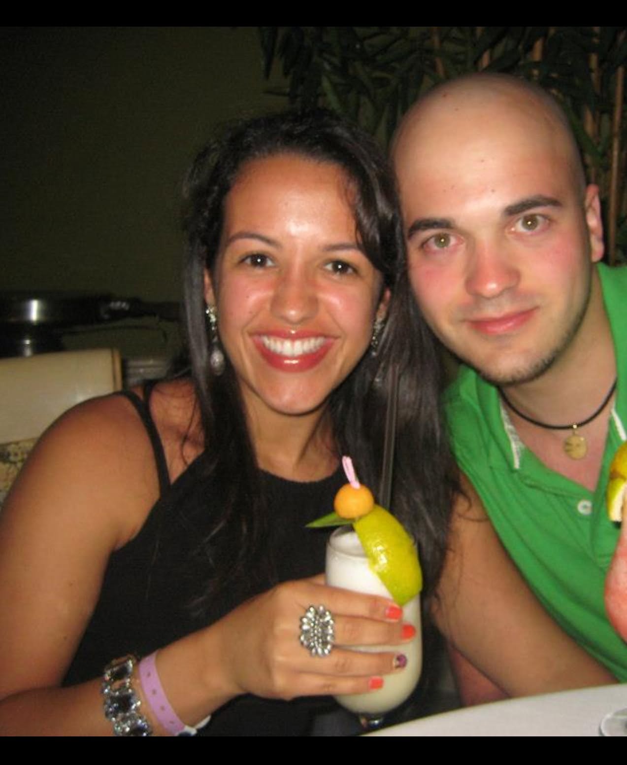 Carolina Lucchese and her husband