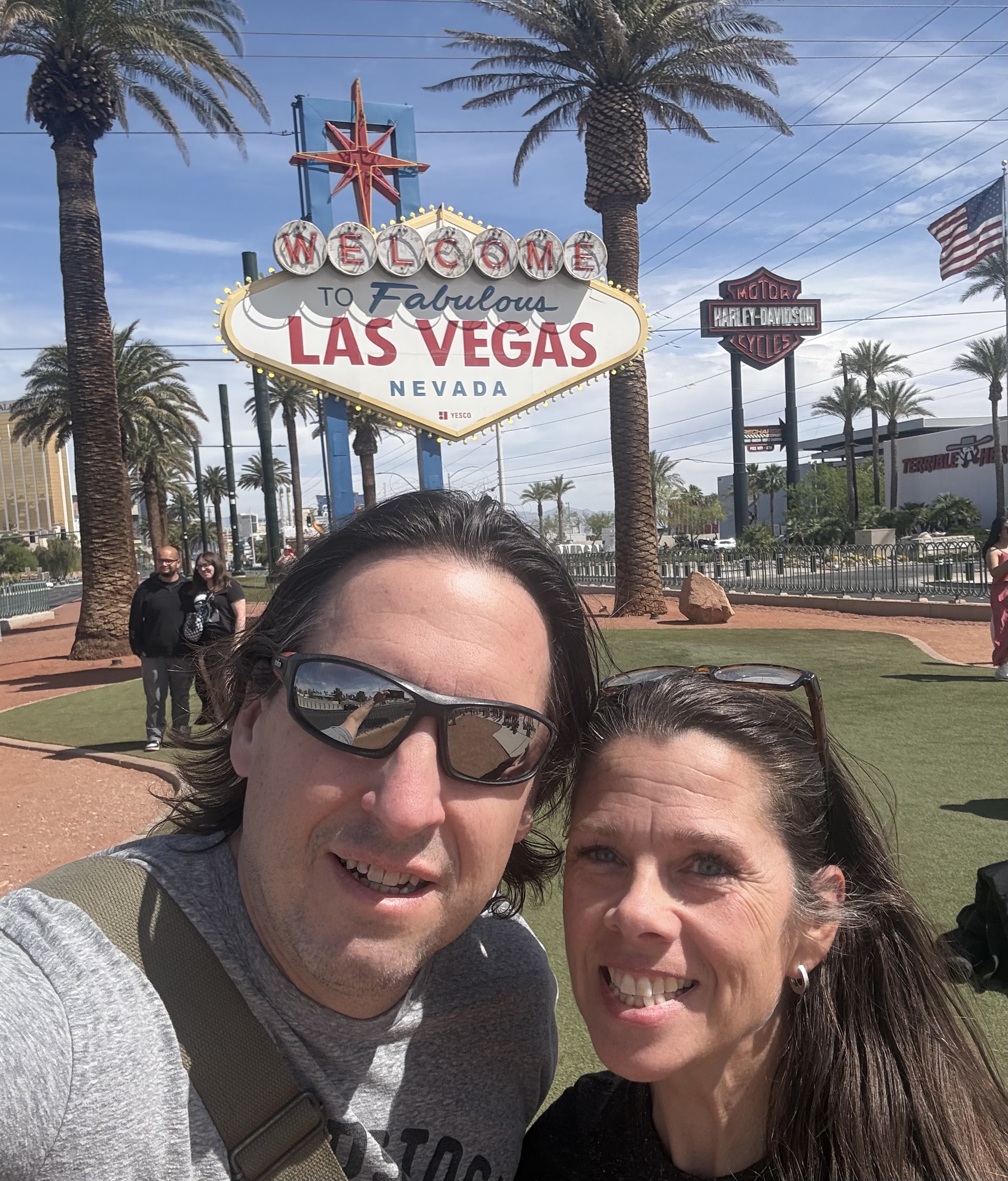 Jay and Heather Clancy in Las Vegas
