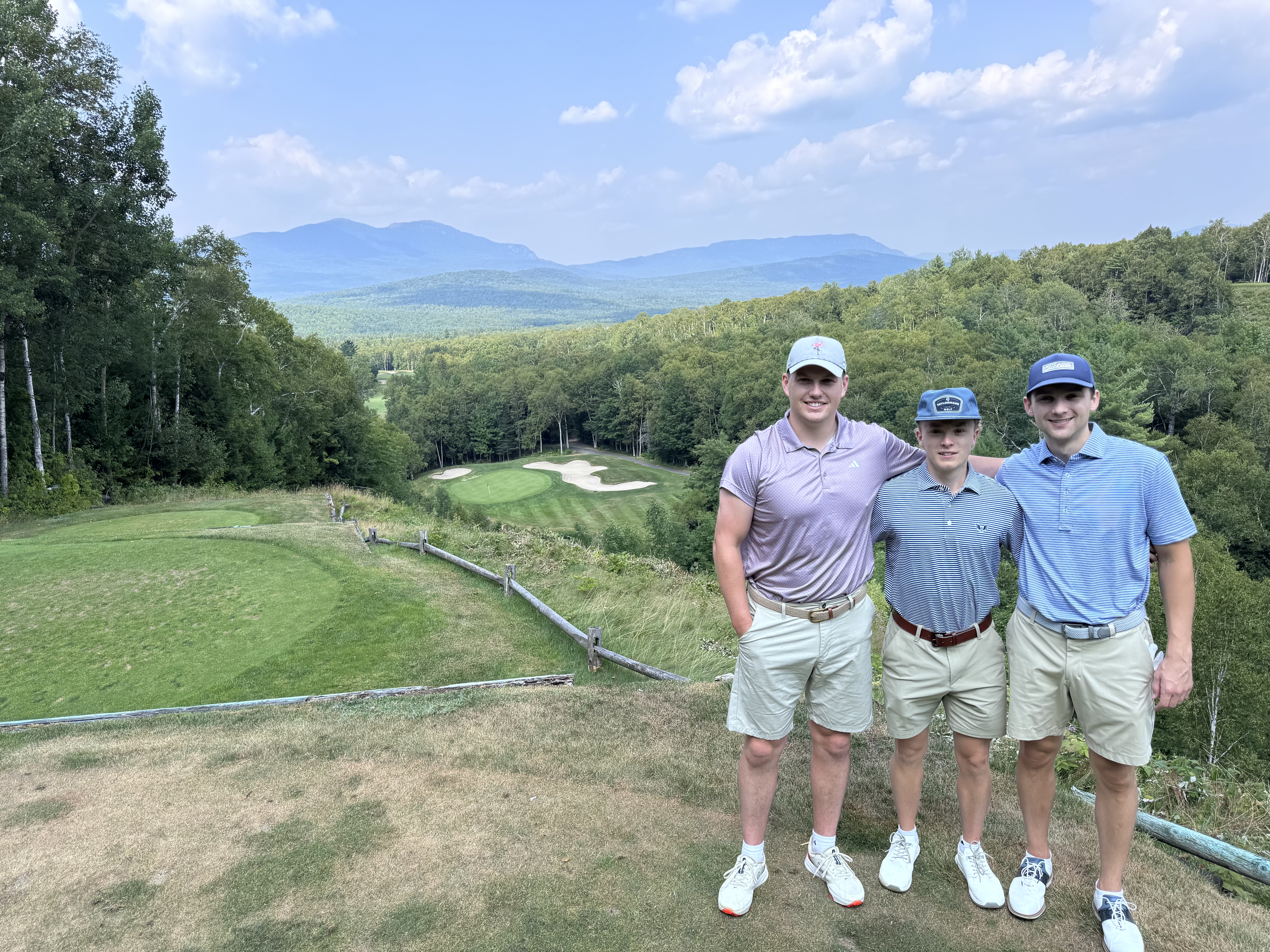 Griffin Barriere on the golf course